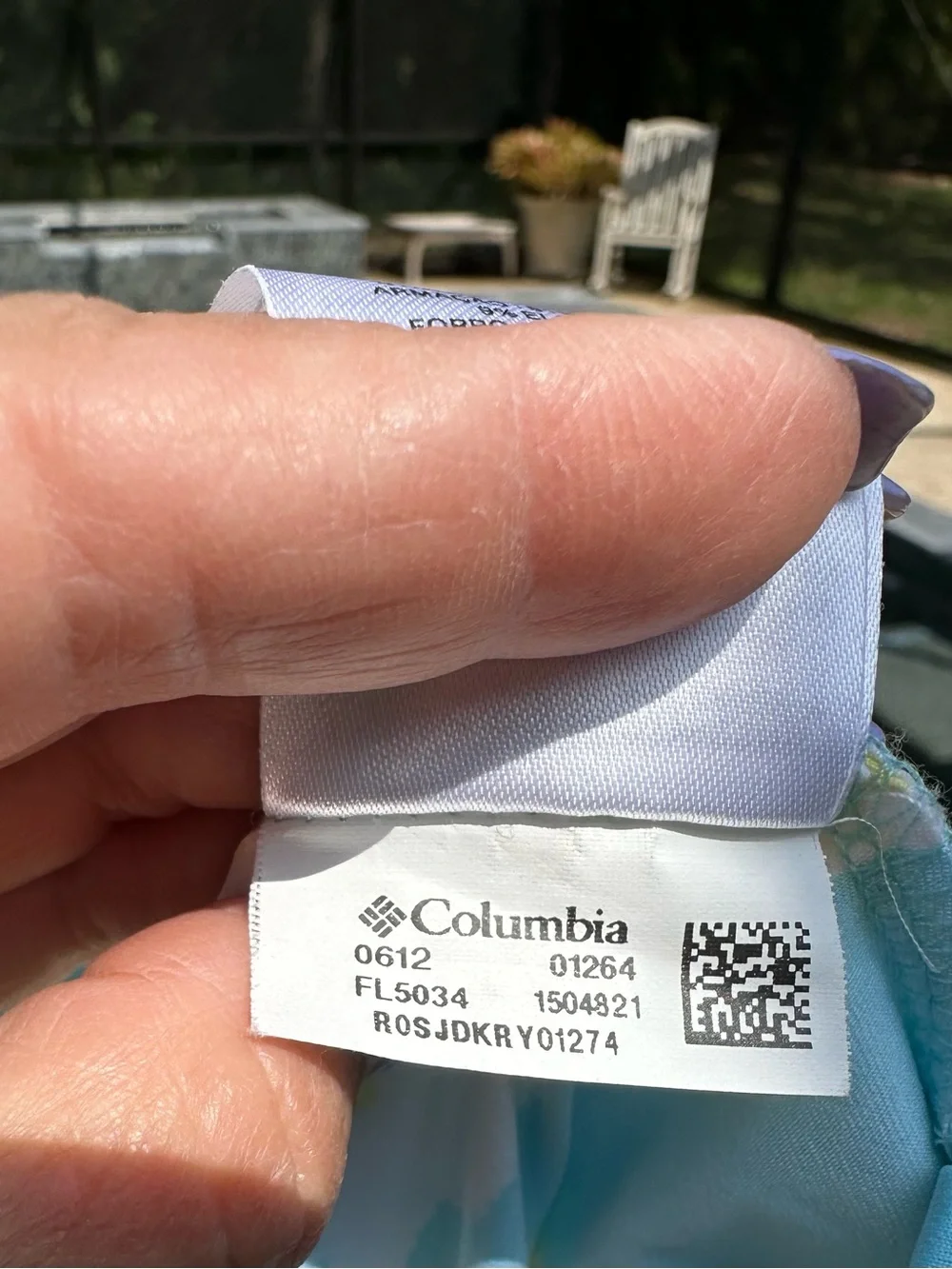 Columbia PFG Sleeveless Large Print Floral Aqua Yellow & White Dress - Size MED - Picture 6 of 9